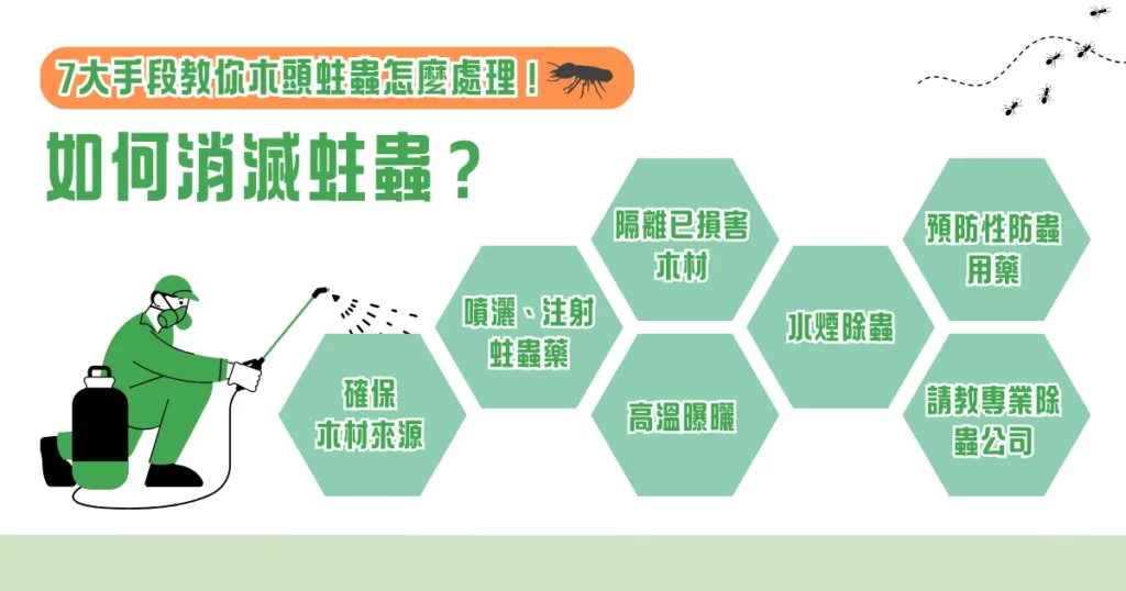 如何消滅蛀蟲?專家教你木頭蛀蟲怎麼處理的 7 大手段! 2 如何消滅蛀蟲? 7 大手段教你木頭蛀蟲怎麼處理!