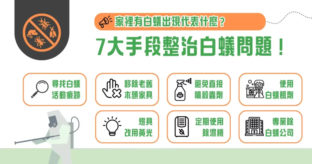 白蟻出現代表什麼? 5 大白蟻跡象、 7 大除蟻手段一次看! 2 家裡有白蟻出現代表什麼? 7 大手段整治白蟻問題!